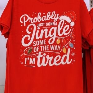 Red Holiday Graphic Tee